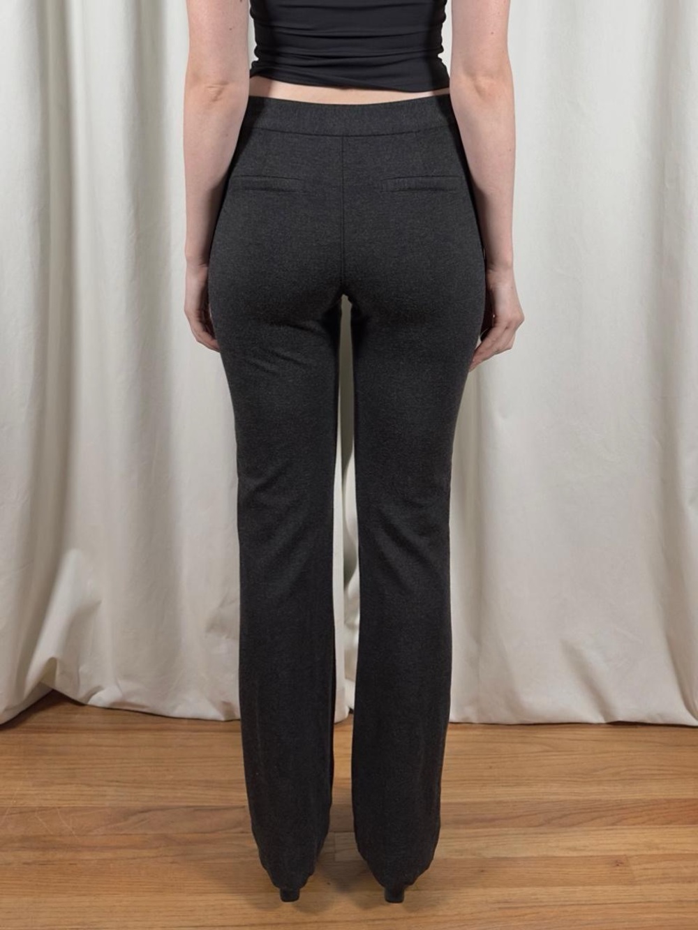 Mid Rise Stretchy Bootcut Slacks - Picture 4 of 8